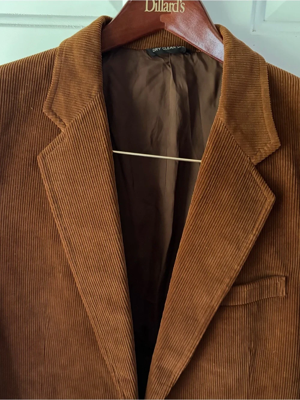 Corduroy Sport Coat in Rust Brown - Classic Men's Blazer